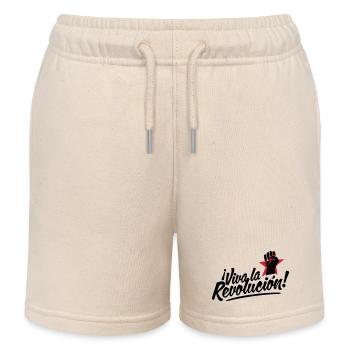revolution fist - Short de jogging enfant bio Stanley/Stella - écru doux - Devant