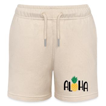 été - Short de jogging enfant bio Stanley/Stella - écru doux - Devant