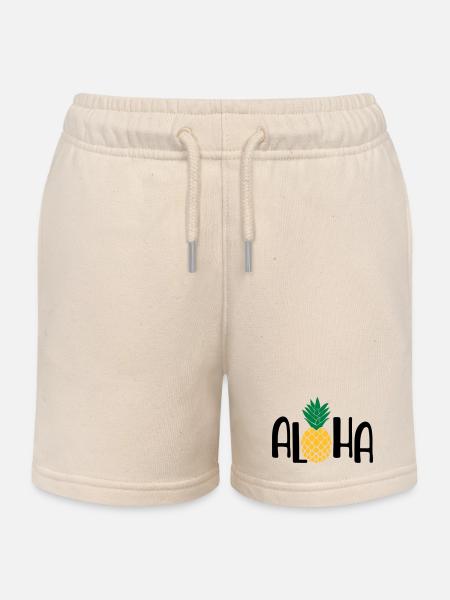 kesä - Stanley/Stella børne sweatshorts økologisk - blød ecru