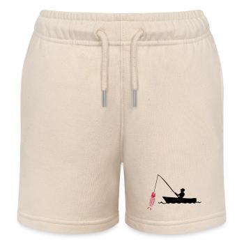 pêcheur - Short de jogging enfant bio Stanley/Stella - écru doux - Devant