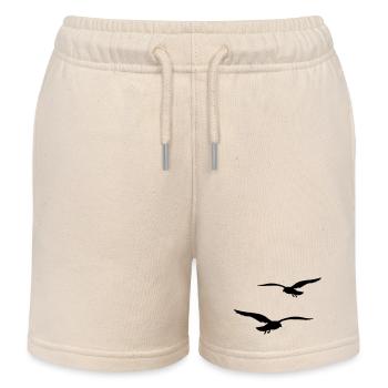 fliegende moewen vogel urlaub - Kinder Organic Joggingshorts Mini Bolter von Stanley/Stella - Natur - Vorne