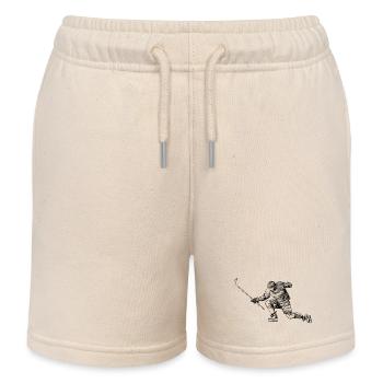 Eishockey - Kinder Organic Joggingshorts Mini Bolter von Stanley/Stella - Natur - Vorne