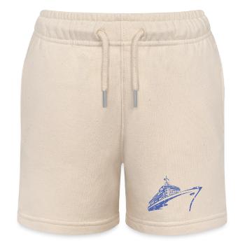 Kreuzfahrtschiff Kreuzfahrt Schiff Luxus - Kinder Organic Joggingshorts Mini Bolter von Stanley/Stella - Natur - Vorne