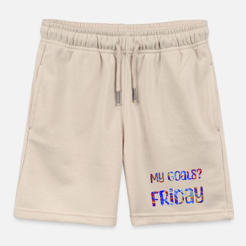 Mes objectifs ? Vendredi - Mon objectif? Vendredi Short de jogging enfant bio Stanley/Stella