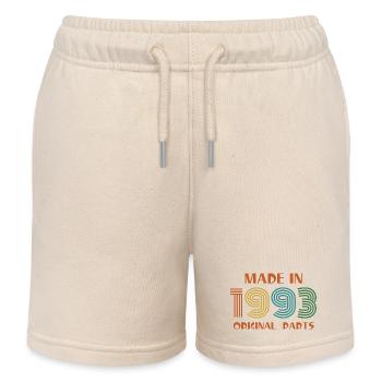 1993 Geburtstag Alles Originale Teile - Kinder Organic Joggingshorts Mini Bolter von Stanley/Stella - Natur - Vorne
