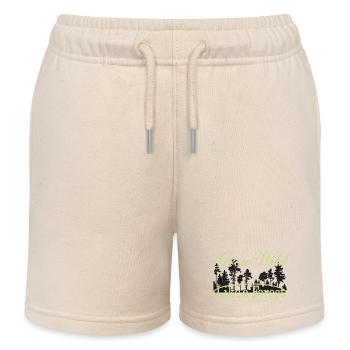 Wachsen wie ein Wald - Naturmotiv - Kinder Organic Joggingshorts Mini Bolter von Stanley/Stella - Natur - Vorne