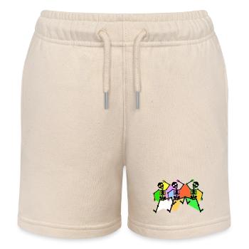 Danse - Short de jogging enfant bio Stanley/Stella - écru doux - Devant