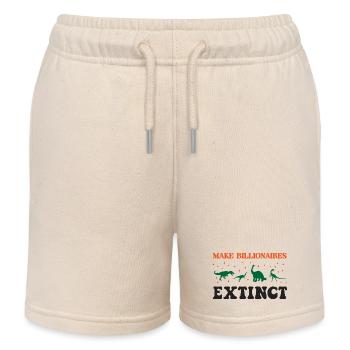 Milliardäre aussterben lassen - Kinder Organic Joggingshorts Mini Bolter von Stanley/Stella - Natur - Vorne