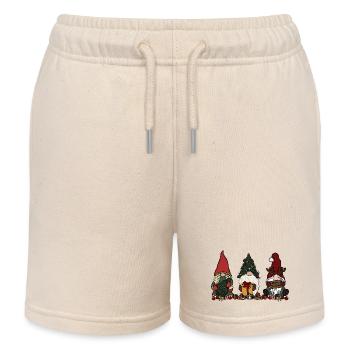 Wichtel Weihnachten  - Kinder Organic Joggingshorts Mini Bolter von Stanley/Stella - Natur - Vorne