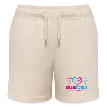 Éducateur Maternelle Garderie Profession Enseignant de maternelle - Short de jogging enfant bio Stanley/Stella - écru doux - Devant