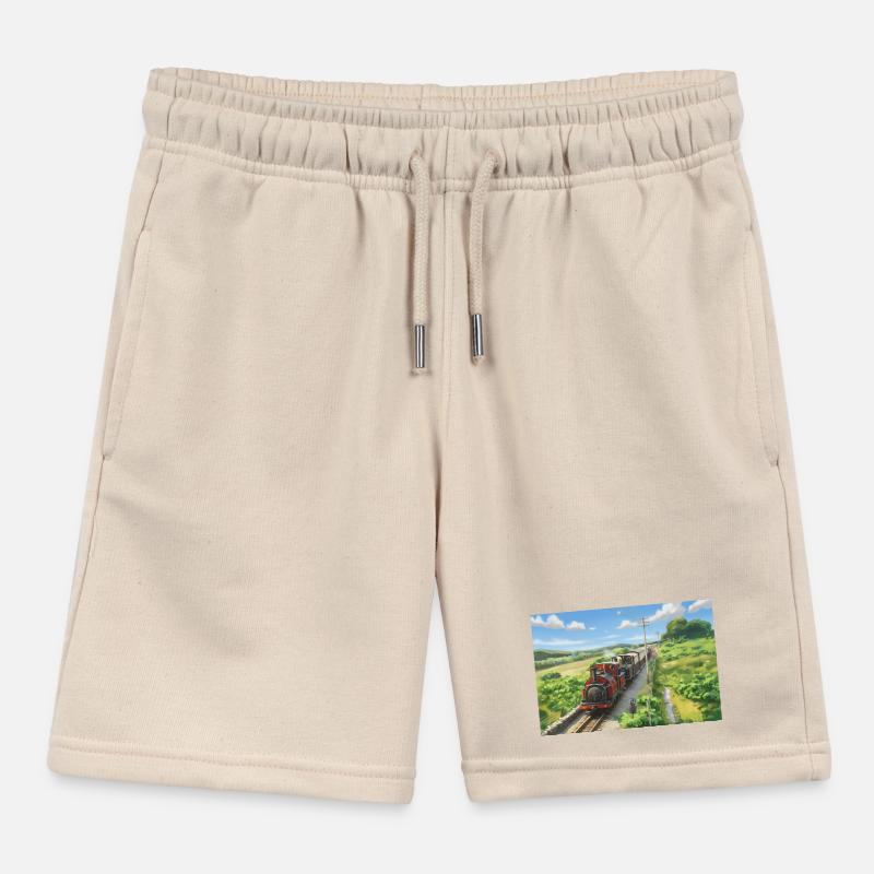 Double Confrontation Dduallt Short de jogging enfant bio Stanley/Stella