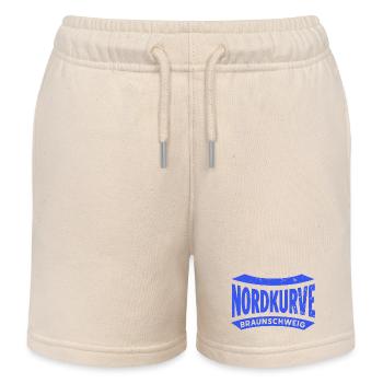 Braunschweig Nordkurve Hoodie, Shirt, Tasche, Cap - Kinder Organic Joggingshorts Mini Bolter von Stanley/Stella - Natur - Vorne