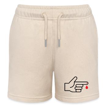 Blutzuckermessung, Blutzucker, Bluttest - Kinder Organic Joggingshorts Mini Bolter von Stanley/Stella - Natur - Vorne