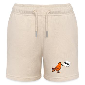 Merci - Short de jogging enfant bio Stanley/Stella - écru doux - Devant