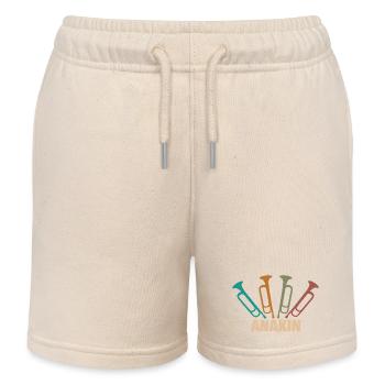 Vorname Anakin - Kinder Organic Joggingshorts Mini Bolter von Stanley/Stella - Natur - Vorne