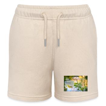 fabiolous world goldig - Kinder Organic Joggingshorts Mini Bolter von Stanley/Stella - Natur - Vorne