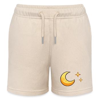Mondglanz Cartoon Nacht - Kinder Organic Joggingshorts Mini Bolter von Stanley/Stella - Natur - Vorne