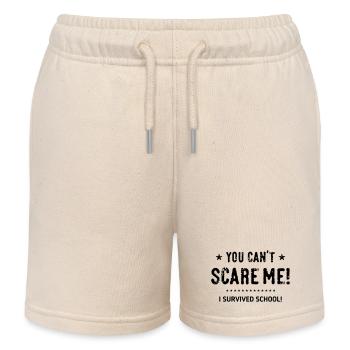 You Can’t Scare Me! I Survived School! Abschluss B - Kinder Organic Joggingshorts Mini Bolter von Stanley/Stella - Natur - Vorne