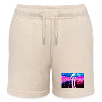 Neon Rift Psychédélique - Short de jogging enfant bio Stanley/Stella - écru doux - Devant