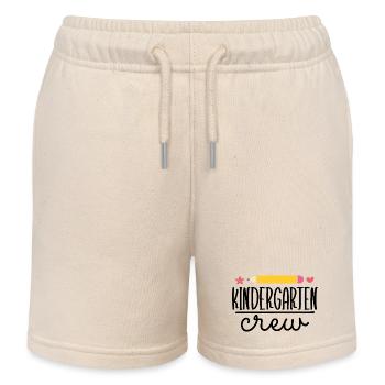 Kindergarten Crew - Kinder Organic Joggingshorts Mini Bolter von Stanley/Stella - Natur - Vorne