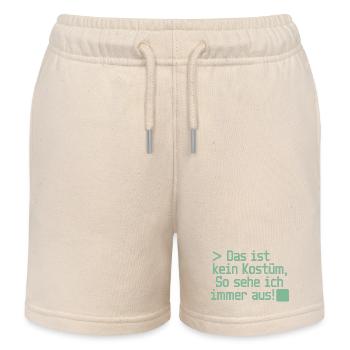 Karneval Das Ist Kein Kostüm Fasching Halloween - Kinder Organic Joggingshorts Mini Bolter von Stanley/Stella - Natur - Vorne