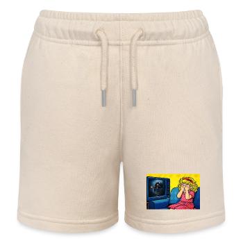 War.. Nobody wants it. - Kinder Organic Joggingshorts Mini Bolter von Stanley/Stella - Natur - Vorne