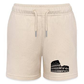 Colisée de Rome - Short de jogging enfant bio Stanley/Stella - écru doux - Devant