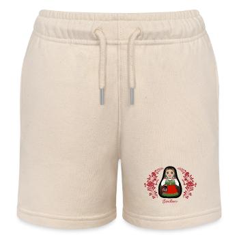 SundbornKulla - Short de jogging enfant bio Stanley/Stella - écru doux - Devant