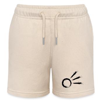 Comète symbole queue étoile astrologie astronomie - Short de jogging enfant bio Stanley/Stella - écru doux - Devant