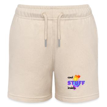 Cool stuff inside - Kinder Organic Joggingshorts Mini Bolter von Stanley/Stella - Natur - Vorne