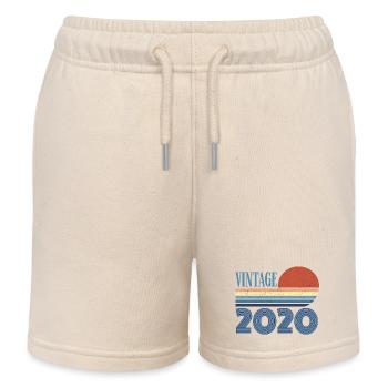 Jahrgang 2020 - Kinder Organic Joggingshorts Mini Bolter von Stanley/Stella - Natur - Vorne