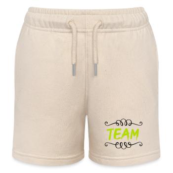 team - Kids Organic Sweat Shorts by Stanley/Stella - soft Ecru - Front