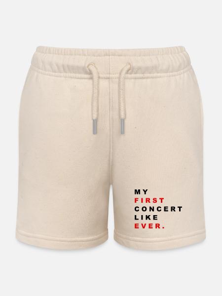 FIRST CONCERT - Kinder Organic Joggingshorts Mini Bolter von Stanley/Stella - Natur
