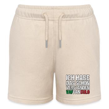 Italien Italiener Vaffanculo - Kinder Organic Joggingshorts Mini Bolter von Stanley/Stella - Natur - Vorne