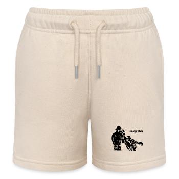 Muay Thaï - Short de jogging enfant bio Stanley/Stella - écru doux - Devant