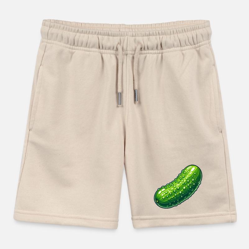 Cornichon courbée Short de jogging enfant bio Stanley/Stella