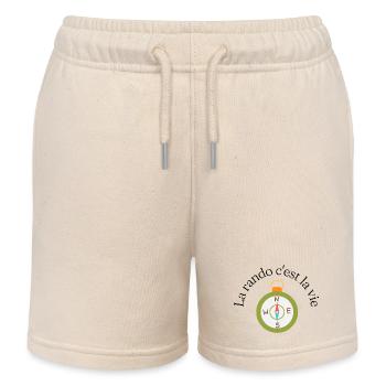 Wandern ist Leben. Humor, Leidenschaft, Wandern - Kinder Organic Joggingshorts Mini Bolter von Stanley/Stella - Natur - Vorne
