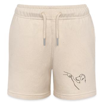 Chien - Short de jogging enfant bio Stanley/Stella - écru doux - Devant