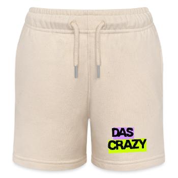 Das Crazy - Design mit Neon-Farben - Kinder Organic Joggingshorts Mini Bolter von Stanley/Stella - Natur - Vorne