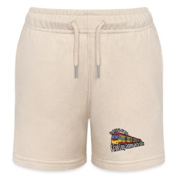 Bahnfarben Jahreszeiten, ganzjährig Verspätung  - Kinder Organic Joggingshorts Mini Bolter von Stanley/Stella - Natur - Vorne