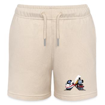 KOPF ZAHNRÄDER - Kinder Organic Joggingshorts Mini Bolter von Stanley/Stella - Natur - Vorne