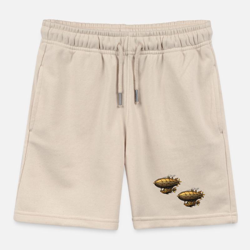 Zeppelin des dirigeables steampunk Short de jogging enfant bio Stanley/Stella