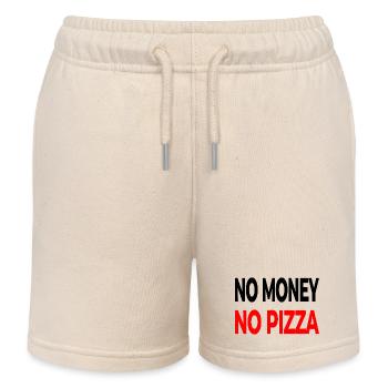 Pizza - Kinder Organic Joggingshorts Mini Bolter von Stanley/Stella - Natur - Vorne