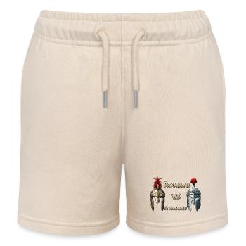 ROMANI VS SPARTANUS - Kids Organic Sweat Shorts by Stanley/Stella - soft Ecru - Front