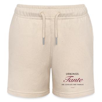 LieblingsTante Eleganz - Kinder Organic Joggingshorts Mini Bolter von Stanley/Stella - Natur - Vorne