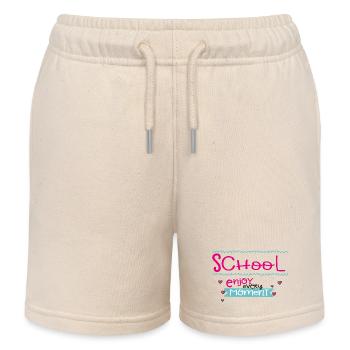 Schule - Kinder Organic Joggingshorts Mini Bolter von Stanley/Stella - Natur - Vorne