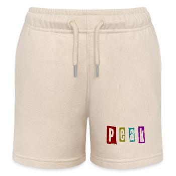 Peak - Kinder Organic Joggingshorts Mini Bolter von Stanley/Stella - Natur - Vorne