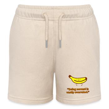 funny banana drama! - Kinder Organic Joggingshorts Mini Bolter von Stanley/Stella - Natur - Vorne