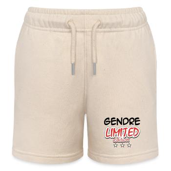 GENDRE LIMITED EDITION - Short de jogging enfant bio Stanley/Stella - écru doux - Devant