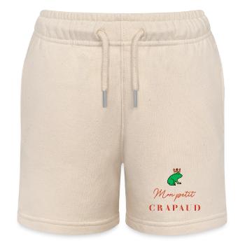 MEINE KLEINE KRÖTE - Kinder Organic Joggingshorts Mini Bolter von Stanley/Stella - Natur - Vorne